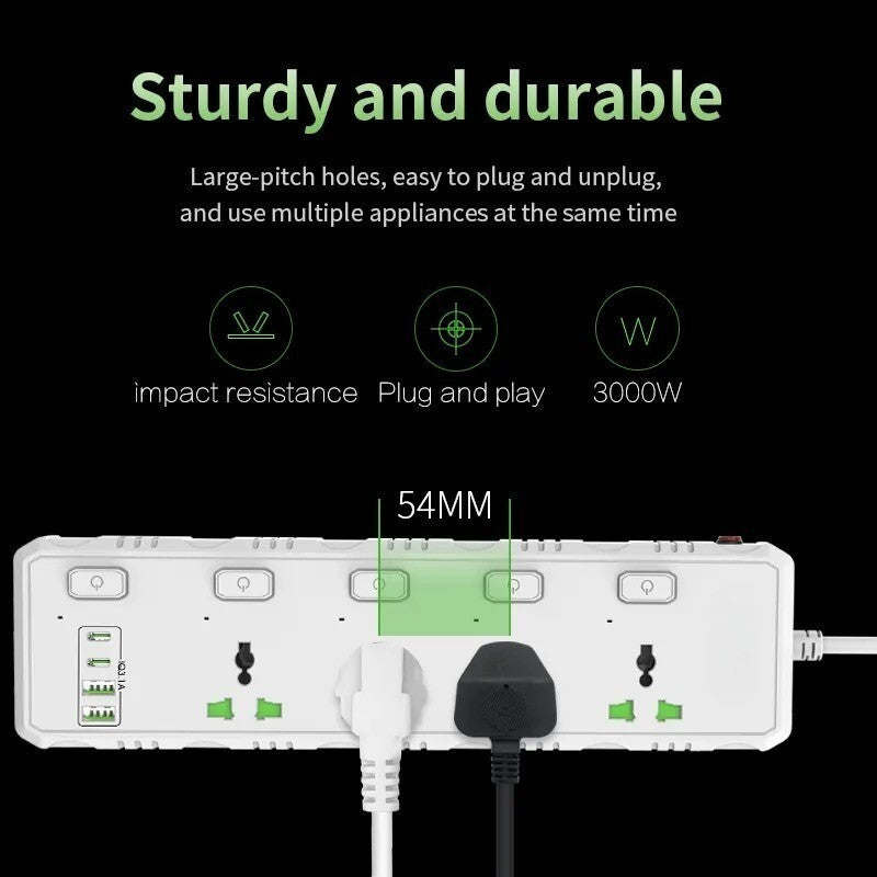 Topway 3000W Extension With Type C Ports